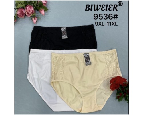 Трусы  фибра BIWIER 9536 ассорти  9XL-11XL (12-24 шт. в уп)