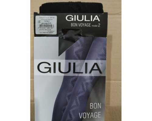колготки GIULIA BON VOYAGE 200 (2)-nero-2