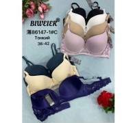 Бюст BIWIER 86147-1 C тонкий поролон 75-95 ( 6 штук в уп)