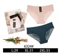 Трусы жен. NADIZI 6324  ассорти р-р L-2XL (24шт в уп.)