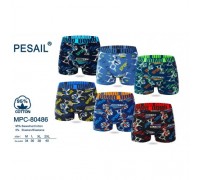 Боксери чоловічі PESAIL 80486 коттон асорті М-2XL (12 шт в уп)