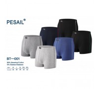 Боксери чоловічі PESAIL BT001 котон асорті M-3XL (24/12 шт)