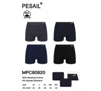 Боксери чоловічі PESAIL 80820  котон асорті  M-2XL (24/12 шт)