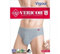 Плавки чоловічі Коттон+бамбук VERICON 415 асорті XL-4XL (12/6 шт в уп)