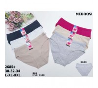 Трусы жен. MEDOSI 2685 ассорти  L-2XL (24шт в уп.)