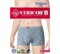 0Бокс. чоловічі Коттон+бамбук VERICON 9117 асорті XL-4XL (12/6 шт в уп)