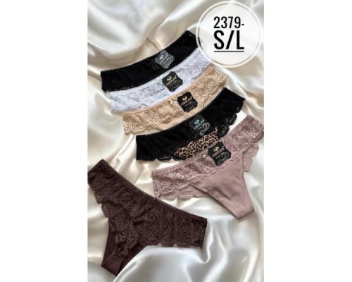 Стрінги жін. COEUR JOIE 2379 білий S-ХL (6 шт. в уп.)