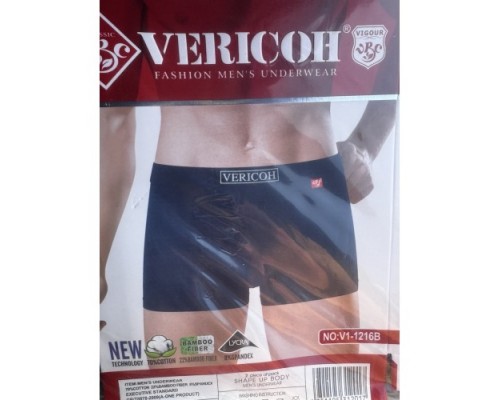 0Бокс. чоловічі Коттон+бамбук VERICON 1216 асорті XL-4XL (12/6 шт в уп)