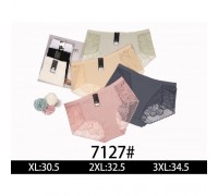 Трусы жен. NADIZI 7127  ассорти р-р XL-3XL (24шт в уп.)