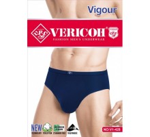 Плавки чоловічі Коттон+бамбук VERICON 428 асорті XL-4XL (12/6 шт в уп)