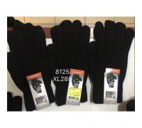 Перчатки муж.   шерсть Корона 8125 TECH TOUCH черные F  (12 шт в уп)