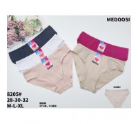 Трусы жен. MEDOSI 8205  ассорти  М-XL ( 24 шт в уп.)