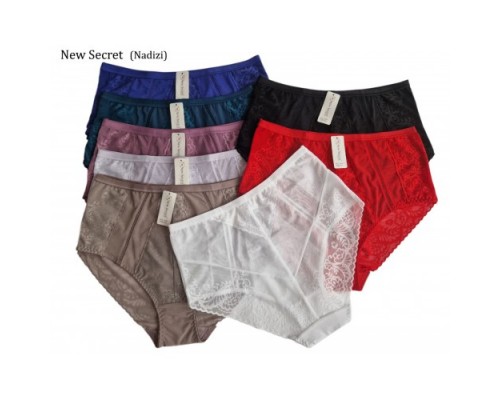 Труси дружин. Нейлон New Secret 0832 (12/6 шт в уп.)
