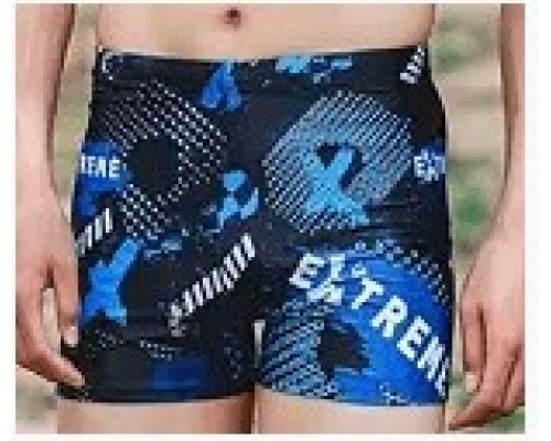 Муж. шорты куп-е in.atlantiks 1625 черные с синим L-4XL (6/12 шт.)