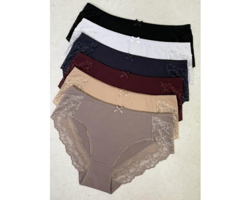 LAVIVAS Труси  жін. Бавовна 10217 (L.XL. 2XL,) 3шт. ( в уп.1 шт.)