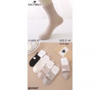 Шкарпетки жін. середні Ластівка 1055-27 Бавовна асорті 37-41 (10 шт в уп)