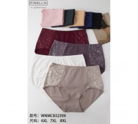 Трусы жен. FINELLA 83239  хлопок ассорти р-р 6ХL-8XL ( 24шт в уп.)