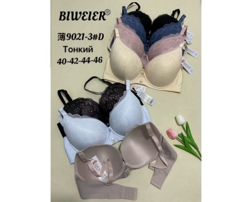 Бюст BIWIER 9021-3 D тонкий поролон (6 шт. в уп)