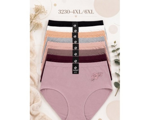 Труси жін. Батал АNTTIFU 3230 асорті 4ХL-6XL (24 шт в уп)