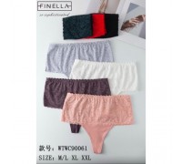 Стринги жен. FINELLA 90061 Коттон  ассорти р-р М-2XL ( 24шт в уп.)