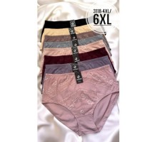 Труси дружин. Батал АNTTIFU 3118 асорті 4ХL-6XL (24 шт в уп)