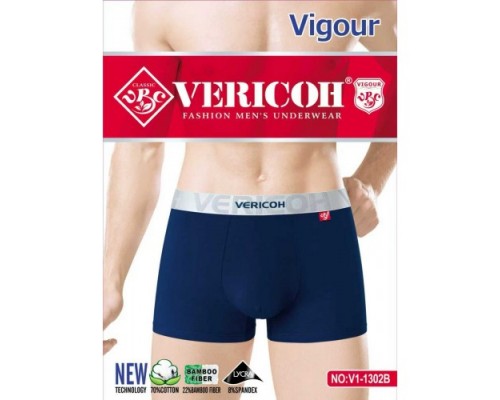 0Бокс. чоловічі Коттон+бамбук VERICON 1302 асорті XL-4XL (12/6 шт в уп)