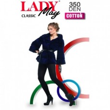 Колготки женские LADY MAY 11В202К 350d  черный  р-р 3