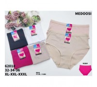Трусы жен. MEDOSI 6201  ассорти р-р XL-3XL ( 24 шт в уп.)