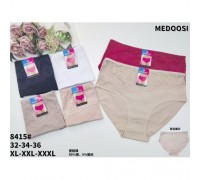 Трусы жен. MEDOSI 8415  ассорти  XL-4XL (24шт в уп.)