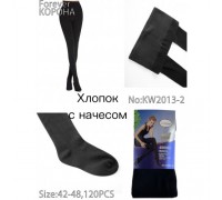 Колготи жін. 4800 ден  Корона  2013-2 теплі з начосом, один шов чорні 42-48