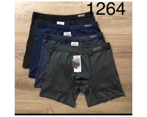 0Бокс. чоловічі подовжені Коттон+бамбук VERICON 1264 асорті XL-4XL (12/6 шт в уп)