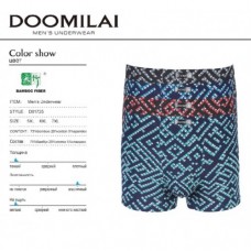 Муж. Боксеры Батал Стрейч+ Бамбук DOOMILAI D-01725 ассорти 5ХL-7XL (6шт.)