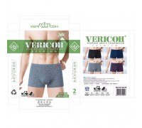 0Бокс. чоловічі Бамбук VERICON 3417 асорті XL-4XL (12/6 шт в уп)