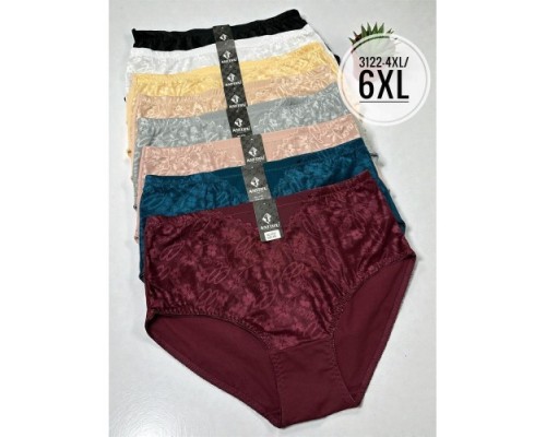 Труси дружин. Батал АNTTIFU 3122 асорті 4ХL-6XL (24 шт в уп)