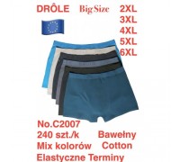 Боксери чоловік. Батал DROLE 2007 асорті 2XL-6XL (12 шт. в уп.)