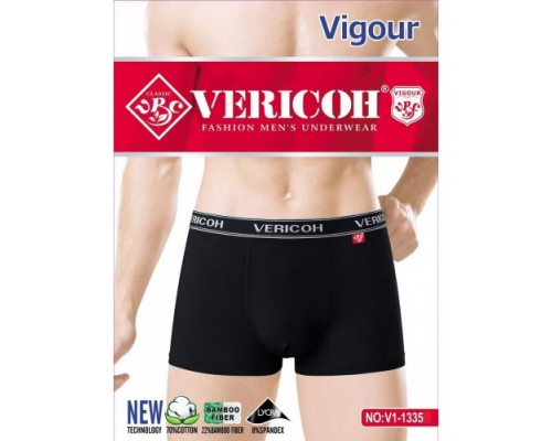 0Бокс. чоловічі Коттон+бамбук VERICON 1335 асорті L-3XL (12/6 шт в уп)