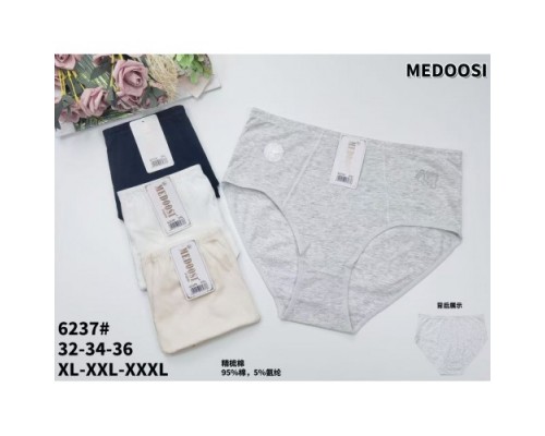 Трусы жен. MEDOSI 6237  ассорти р-р XL-3XL ( 24 шт в уп.)