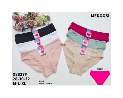 Трусы жен. MEDOSI 8827  ассорти р-р М-XL ( 24 шт в уп.)