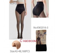 Колготи жін. 6800 ден  Корона  2016-3  з начосом пуш ап коричневі 42-48