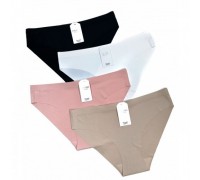 Труси дружин. OUNO 9485 поліамід, безшовні асорті S-L (24 шт в уп.)