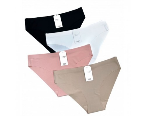 Труси дружин. OUNO 9485 поліамід, безшовні асорті S-L (24 шт в уп.)