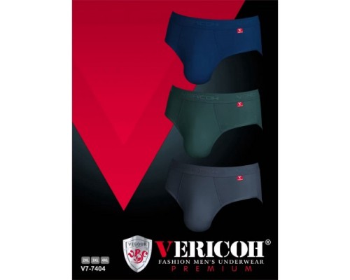 Плавки чоловічі Коттон VERICON 7404 асорті XL-4XL (12/6 шт в уп)