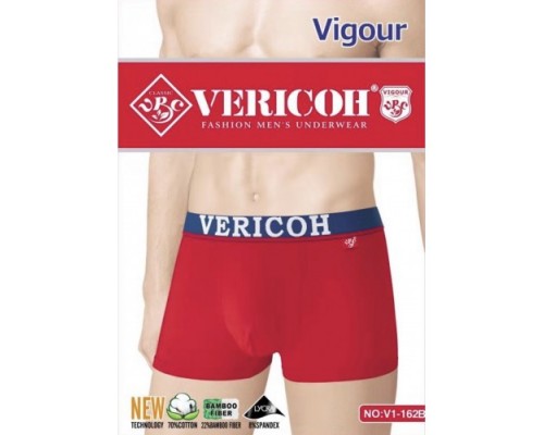 0Бокс. чоловічі Коттон+бамбук VERICON 162 асорті XL-4XL (12/6 шт в уп)