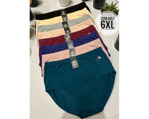 Труси дружин. Батал АNTTIFU 3138 асорті 4ХL-6XL (24 шт в уп)