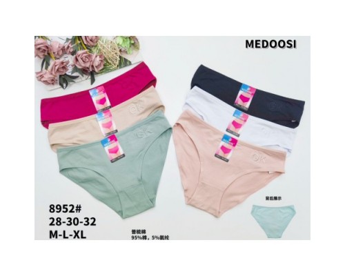 Трусы жен. MEDOSI 8952  ассорти р-р М-XL ( 24 шт в уп.)