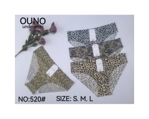 Труси жін. UONO 520  поліамід безшовні асорті S-L (24 шт в уп.)