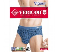 Плавки чоловічі Коттон+бамбук VERICON 4089 асорті XL-4XL (12/6 шт в уп)