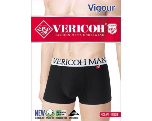 0Бокс. чоловічі Коттон+бамбук VERICON 1182 асорті XL-4XL (12/6 шт в уп)