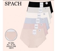 Трусы жен. SPACH 9885 бесшовные ассорти  М-L/XL-2XL (12 шт в уп.)