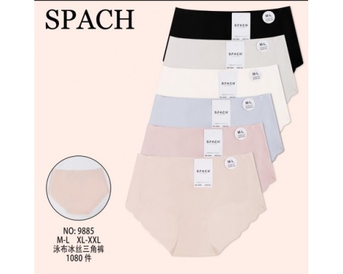 Трусы жен. SPACH 9885 бесшовные ассорти  М-L/XL-2XL (12 шт в уп.)
